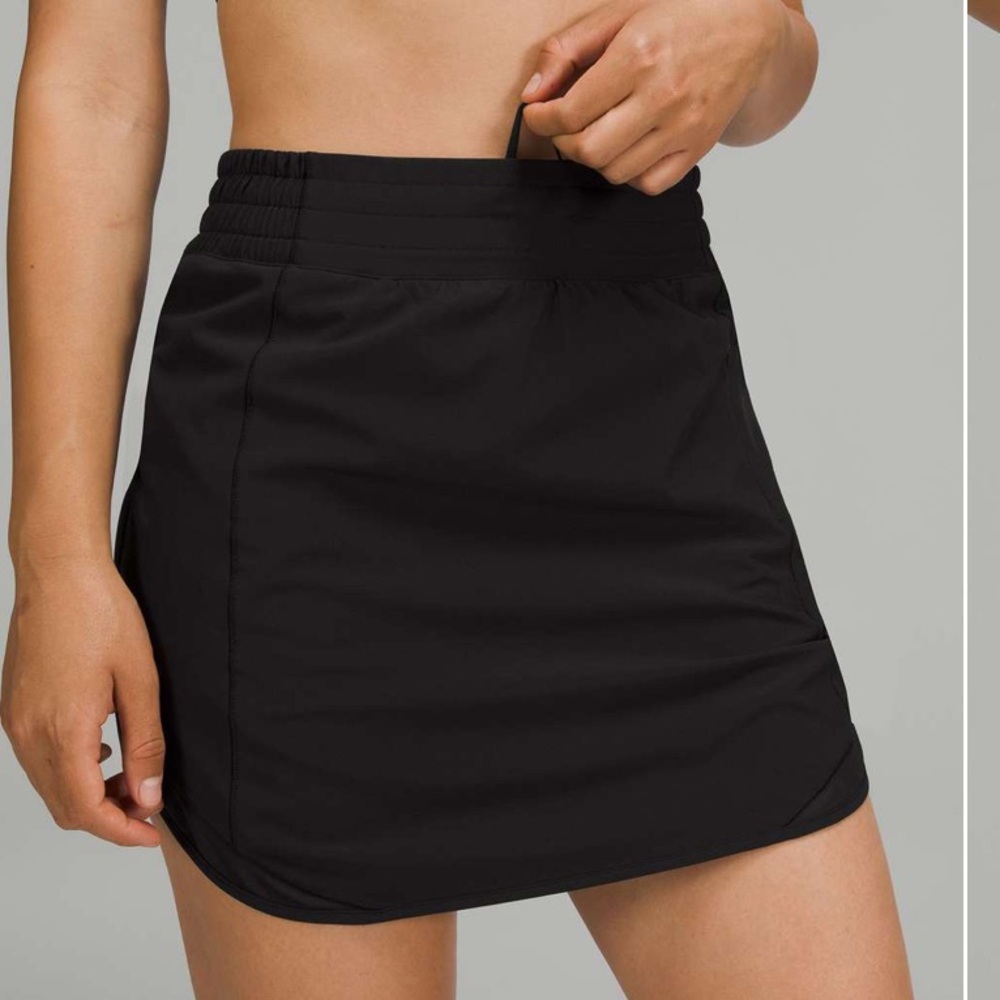 lululemon Hotty Hot HR Skirte with Shorts and Pockets